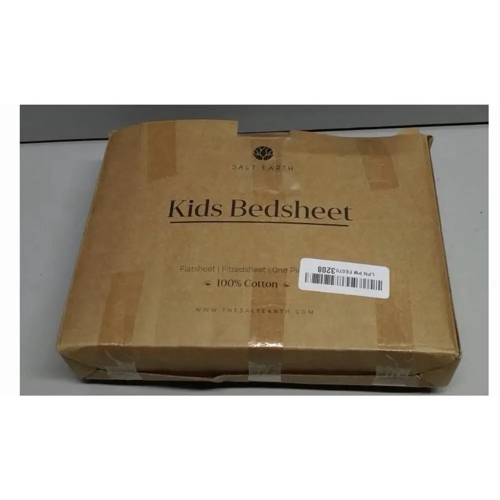 Salt Earth 100% Cotton 210TC Kids Bedsheet Twin Nautical